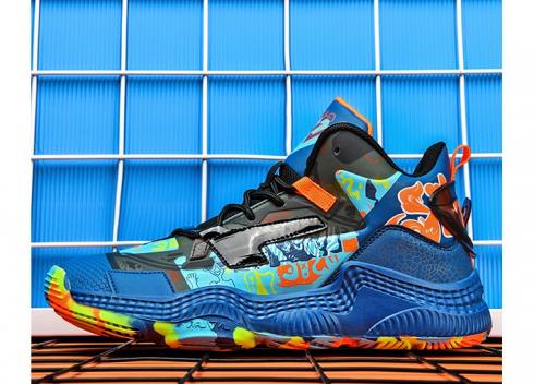 New Grade Basketball Shoes HZJ82518 Blue Multi Color