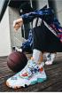 Fashion Basketball Shoes HZJ82918 White Green Multi Color